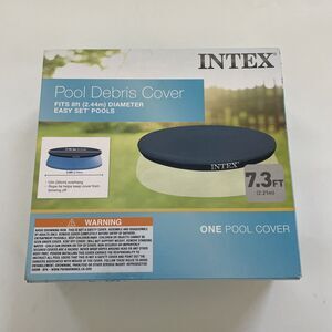 NEW Intex Easy Set‎ Above Ground Round Swimming Pool Debris Cover 7.3ft 28020E
